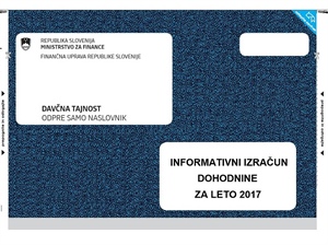 Finančna uprava RS izdala prvi sveženj informativnih izračunov dohodnine za leto 2017