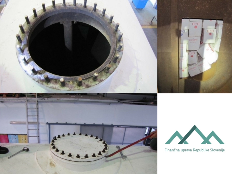 V prirejeni cisterni prevažal več kot milijon cigaret